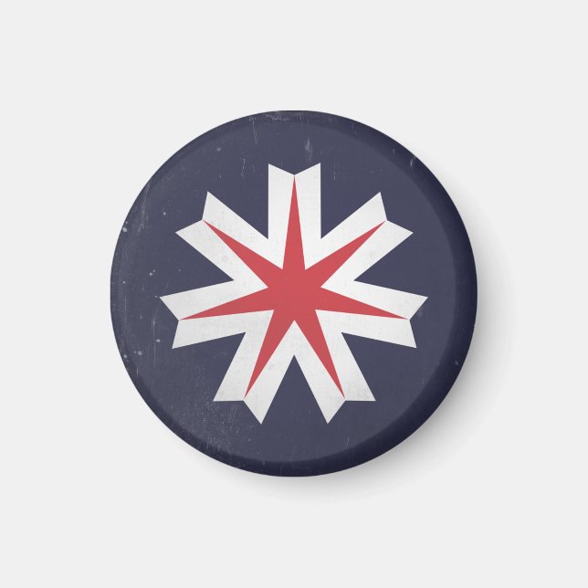 Hokkaido prefecture magnet (Front)