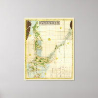 Hokkaido, Sakhalin & Kuril Islands Map (1854)