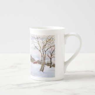 Hokkaido Snow Bone China Coffer Mug