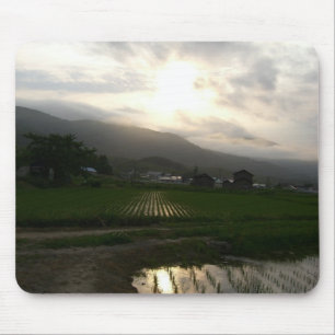 Hokkaido Sunset Mouse Pad