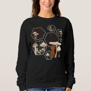 Hoku the Poodle Mushroom Forest Sweatshirt