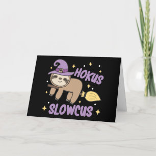 Hokus Slowcus - Fault Witch Halloween Costume Holi Holiday Card