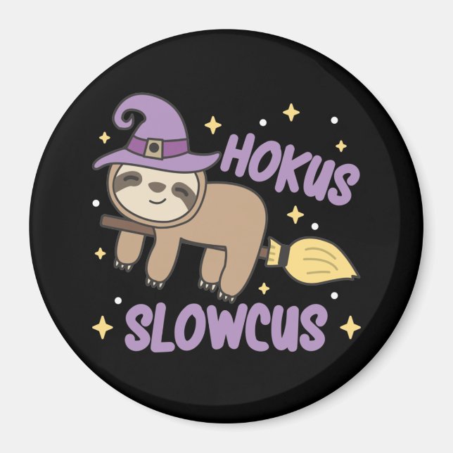 Hokus Slowcus - Fault Witch Halloween Costume Magn Magnet (Front)