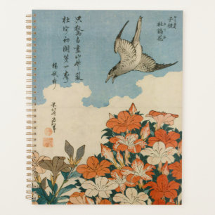 Hokusai - A Cuckoo and Azaleas Fine Art Planner