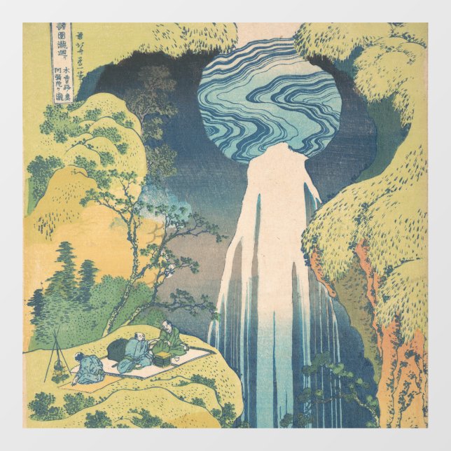 Hokusai Amida Falls Japan Waterfall  (Sheet)