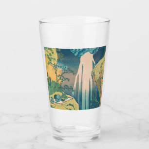 Hokusai Amida Falls Japan Waterfall  Glass
