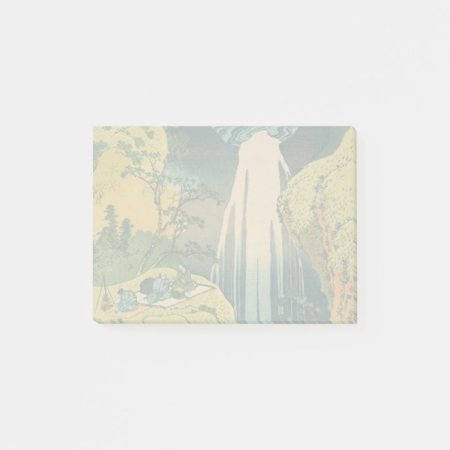 Hokusai Amida Falls Japan Waterfall  Post-it Notes (Front)