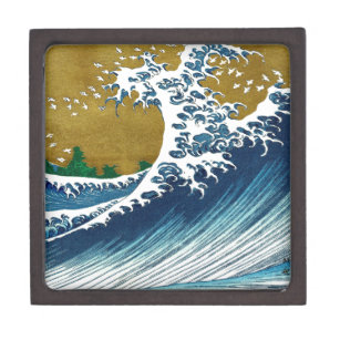 Hokusai Big Wave Japan Japanese Art Gift Box