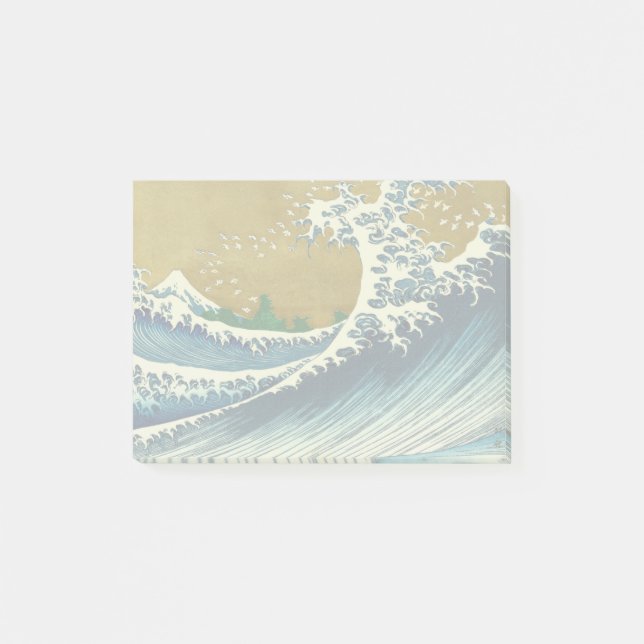 Hokusai Big Wave Japan Japanese Art Post-it Notes (Front)