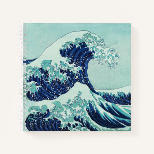 Hokusai Blue Waves Notebook