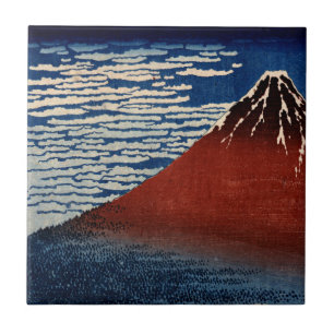Hokusai - Fine Wind, Clear Morning Tile