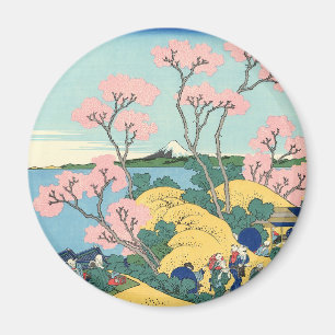 Hokusai Fuji from Gotenyama on the Tōkaidō at Shin Magnet