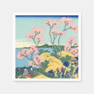 Hokusai Fuji from Gotenyama on the Tōkaidō Napkin