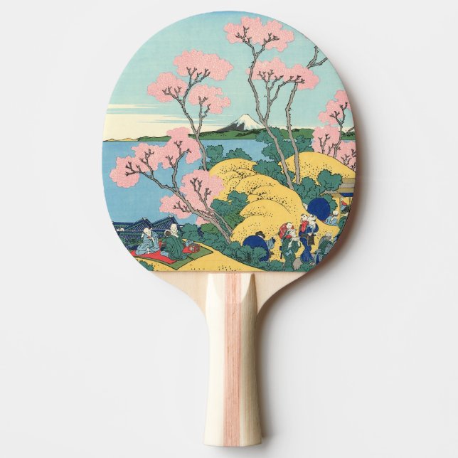 Hokusai Fuji from Gotenyama on the Tōkaidō    Ping Pong Paddle (Front)