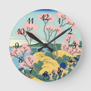 Hokusai Fuji from Gotenyama on the Tōkaidō Round Clock