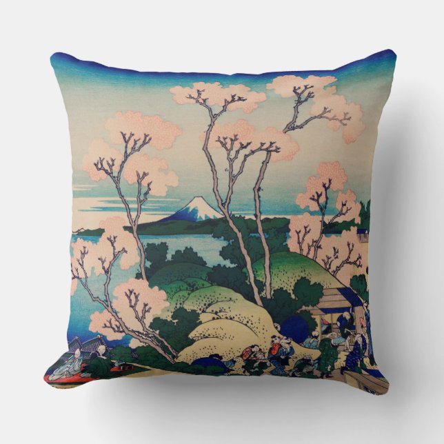 Hokusai - Goten-Yama-Hill, Cushion (Front)
