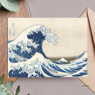 Hokusai Great Wave off Kanagawa Painting Art Print Postcard