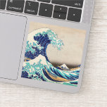 Hokusai Great Wave off Kanagawa. Vintage japan art<br><div class="desc">Katsushika Hokusai "The Great Wave off Kanagawa" sticker. Vintage japan illustration.</div>