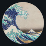 Hokusai Great Wave off Kanagawa. Vintage japan art Classic Round Sticker<br><div class="desc">Katsushika Hokusai "The Great Wave off Kanagawa" sticker. Vintage japan illustration.</div>