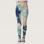 Hokusai Great Wave off Kanagawa. Vintage japan art Leggings<br><div class="desc">Katsushika Hokusai "The Great Wave off Kanagawa" leggings. Vintage japan illustration.</div>