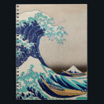 Hokusai Great Wave off Kanagawa. Vintage japan art Notebook<br><div class="desc">Katsushika Hokusai "The Great Wave off Kanagawa" notebook. Vintage japan illustration.</div>