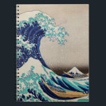 Hokusai Great Wave off Kanagawa. Vintage japan art Notebook<br><div class="desc">Katsushika Hokusai "The Great Wave off Kanagawa" notebook. Vintage japan illustration.</div>