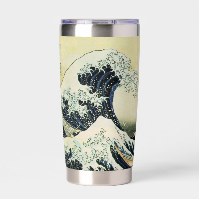 Hokusai Great Wave Tumbler (Front)