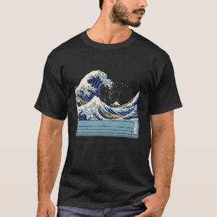 Hokusai Great Wave Vintage Japanese Art T-Shirt