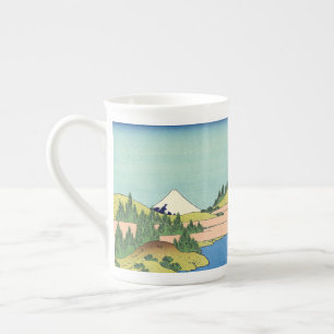 Hokusai Hakone Lake in Sagami Province Bone China Mug