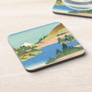 Hokusai Hakone Lake in Sagami Province Coaster
