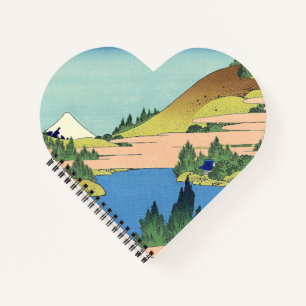 Hokusai Hakone Lake in Sagami Province Notebook