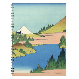 Hokusai Hakone Lake in Sagami Province Notebook