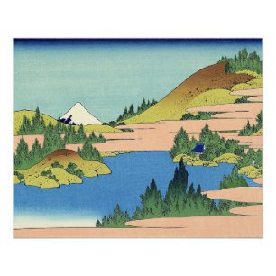 Hokusai Hakone Lake in Sagami Province  Poster
