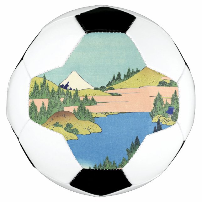 Hokusai Hakone Lake in Sagami Province    Soccer Ball (Front)