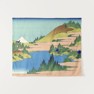 Hokusai Hakone Lake in Sagami Province Tapestry