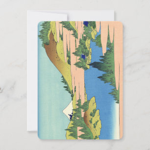 Hokusai Hakone Lake in Sagami Province Thank You Card