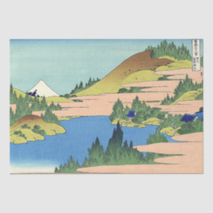 Hokusai Hakone Lake in Sagami Province   Tissue Paper