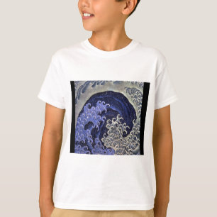 Hokusai KATSUSHIKA, Feminine-wave T-Shirt