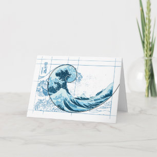 Hokusai Meets Fibonacci, Blue Card