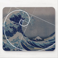 Hokusai Meets Fibonacci, Golden Ratio