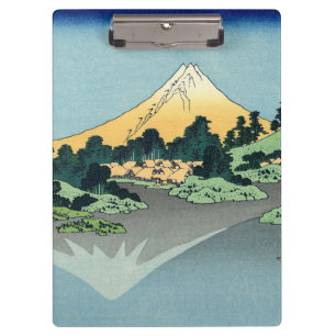 Hokusai Mount Fuji reflects in Lake Kawaguchi   Clipboard