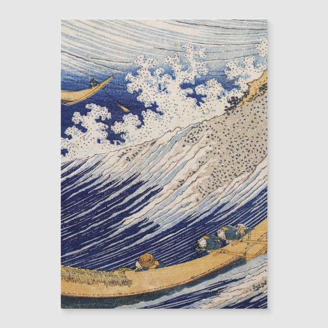 Hokusai Ocean Waves Sea Boats (Front)