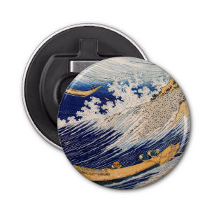 Hokusai Ocean Waves Sea Boats Bottle Opener