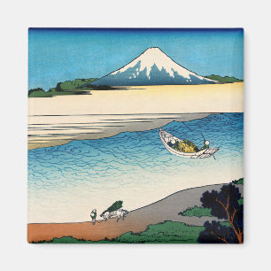 Hokusai - Tama river in the Musashi province Magnet