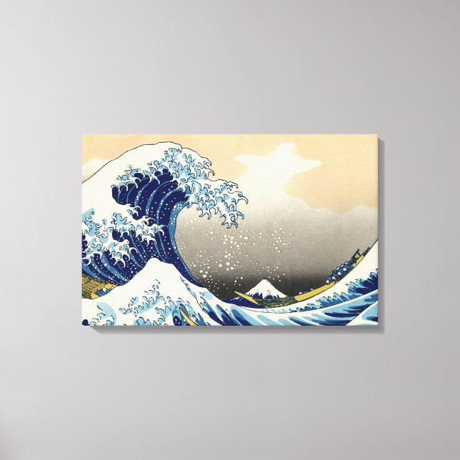Hokusai The Great Wave Canvas Wrap (Front)