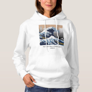 Hokusai , "The Great Wave of Kanagawa" Hoodie