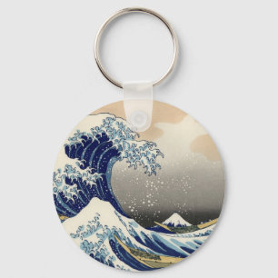 Hokusai: The great wave of Kanagawa Key Ring