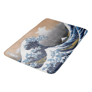 Hokusai , "The Great Wave off Kanagawa" Bath Mat