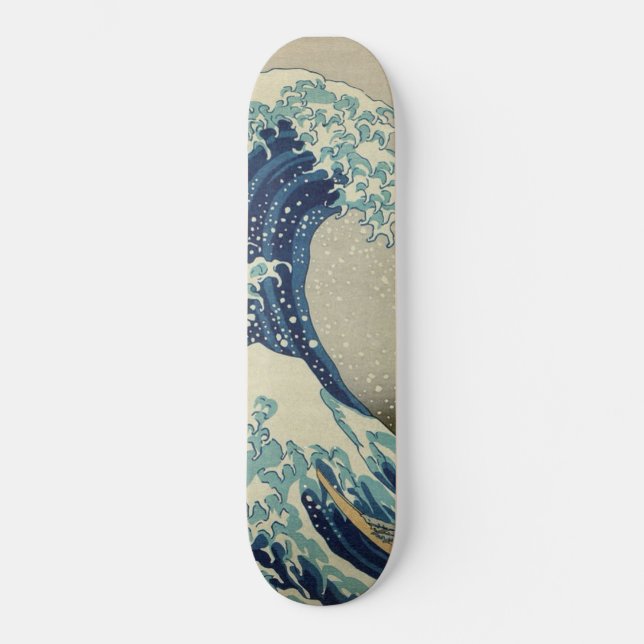 Hokusai The Great Wave off Kanagawa GalleryHD Skateboard (Front)