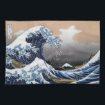 Hokusai , “ The Great Wave off Kanagawa ” Tea Towel<br><div class="desc">私はHokusaiが好きな人のためにこの製品を作りました。</div>